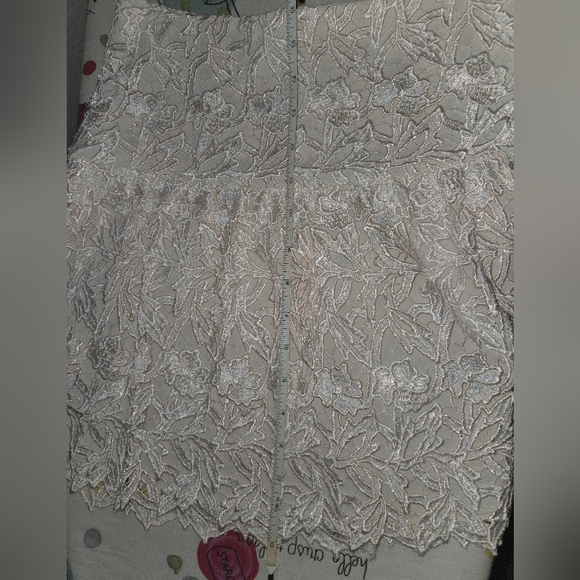 Alice & Olivia Cream Natural Jayce Mini Skirt - Picture 12 of 13